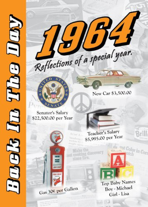 1964 Back In The Day Almanac -- 24-page Booklet / Greeting Card