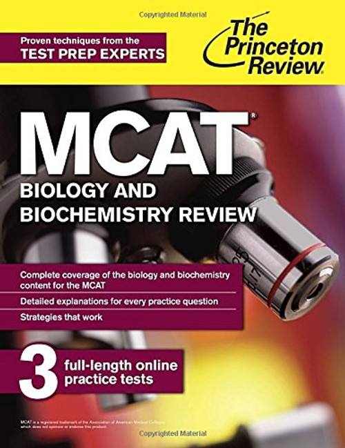 MCAT Biology and Biochemistry Review: New for MCAT 2015 (Graduate School Test Preparation)