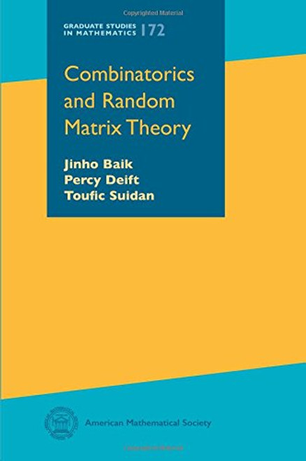 Combinatorics and Random Matrix Theory (Graduate Studies in Mathematics)