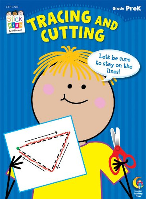 Tracing and Cutting Stick Kids Workbook, Grade PreK (Stick Kids Workbooks)