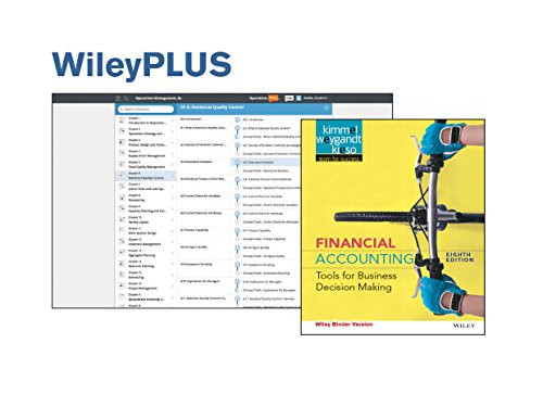Bundle: Financial Accounting: Tools for Business Decision Making 8e Binder Ready Version + WileyPLUS Access Code