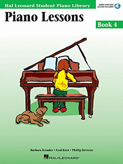 Piano Lessons Book 4 - Book with Online Audio: Hal Leonard Student Piano Library