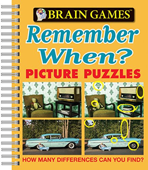 Brain Games Picture Puzzles: Remember When? - How Many Differences Can You Find? (Brain Games (Unnumbered))