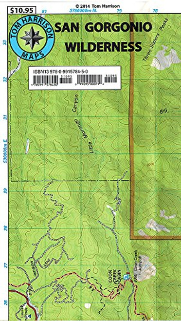 San Gorgonio Wilderness Map (2015) (Tom Harrison Maps Waterproof and Tear Resistant)