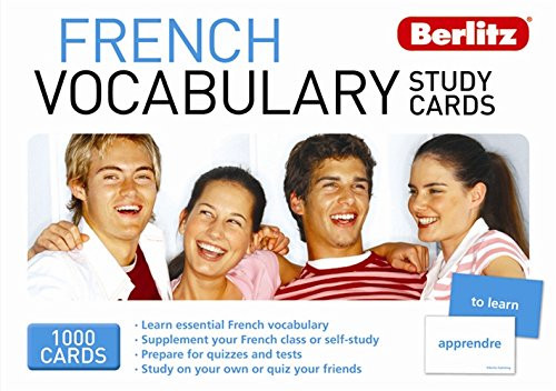 French Vocabulary Study Cards