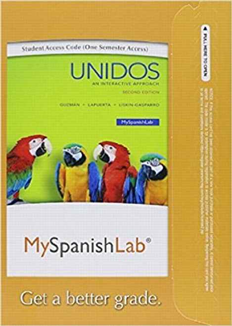 MyLab Spanish with Pearson eText --Access Card-- for Unidos  (One Semester) (2nd Edition)