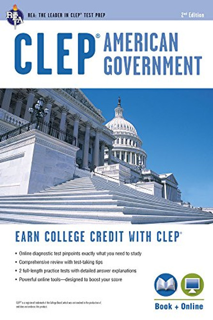 CLEP American Government Book + Online (CLEP Test Preparation)