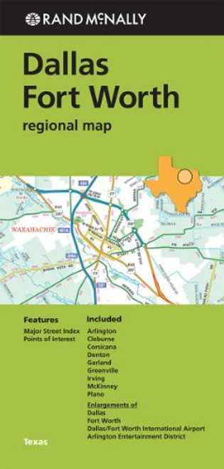 Folded Map: Dallas Fort Worth Regional Map