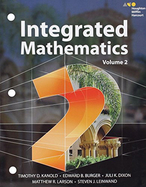 HMH Integrated Math 2: Interactive Student Edition Volume 2 (consumable) 2015