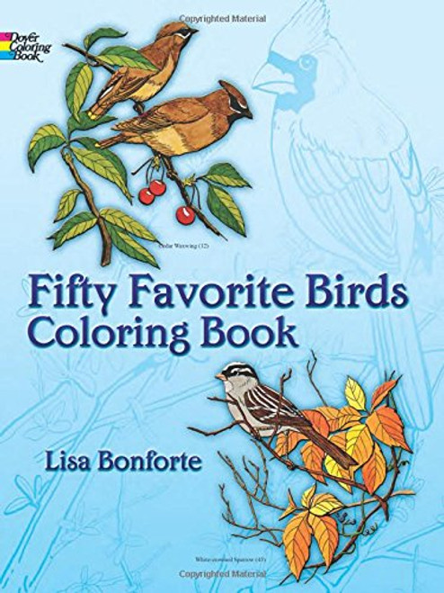 Fifty Favorite Birds Coloring Book (Dover Nature Coloring Book)