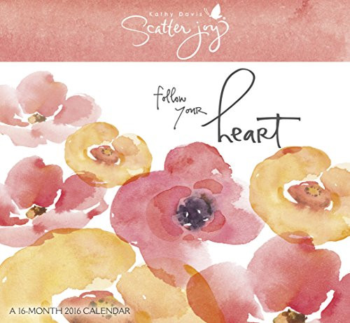 Kathy Davis - Scatter Joy Mini Wall Calendar (2016)