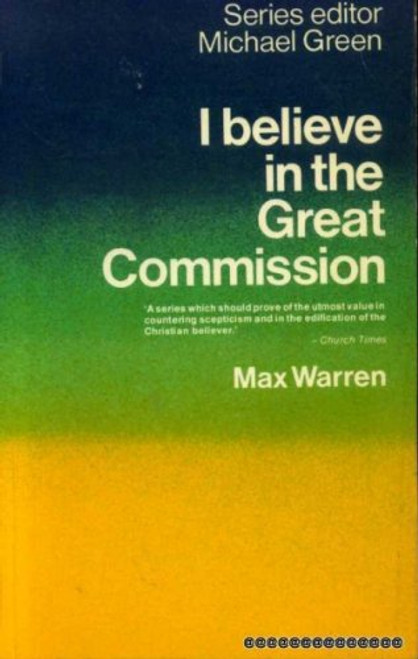 I believe in the great commission