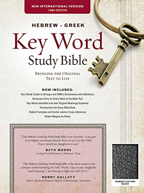 Hebrew Greek Key Word Study Bible NIV, Black (Key Word Study Bibles)