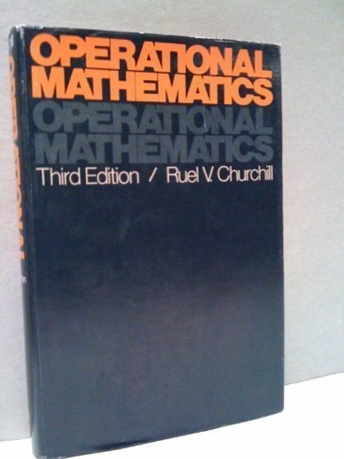 Operational Mathematics (Modern Operational Mathematics in Engineering)