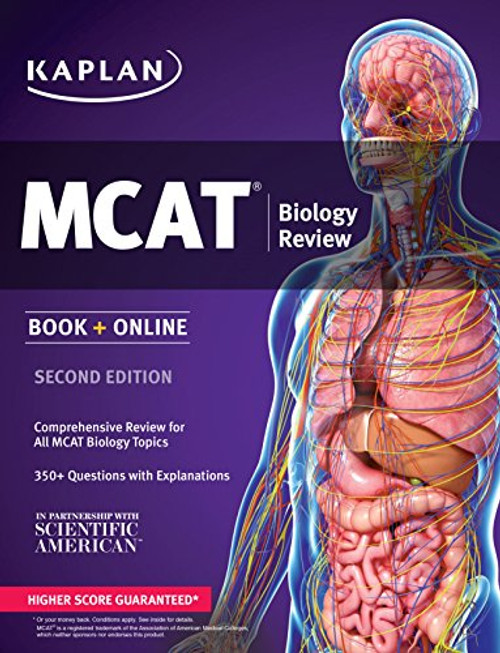 Kaplan MCAT Biology Review: Book + Online (Kaplan Test Prep)