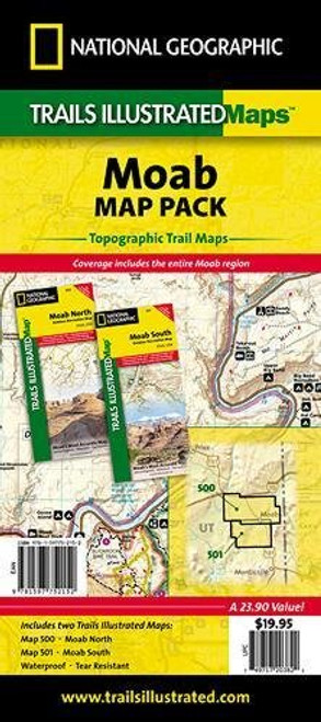 Moab [Map Pack Bundle] (National Geographic Trails Illustrated Map)