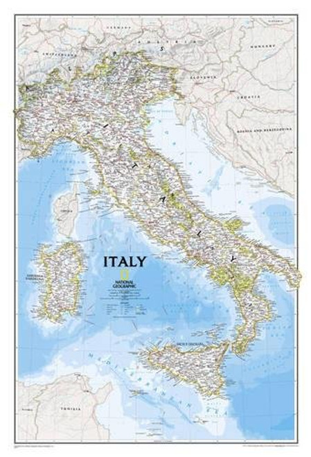 Italy Classic [Laminated] (National Geographic Reference Map)