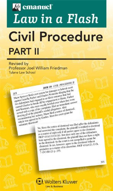 Law in a Flash Cards: Civil Procedure II