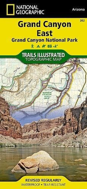 National Geographic Trails Illustrated Map, 262 Grand Canyon East Map