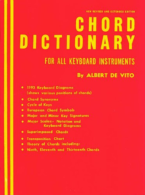 CHORD DICTIONARY FOR ALL     KEYBOARD INTRUMENTS