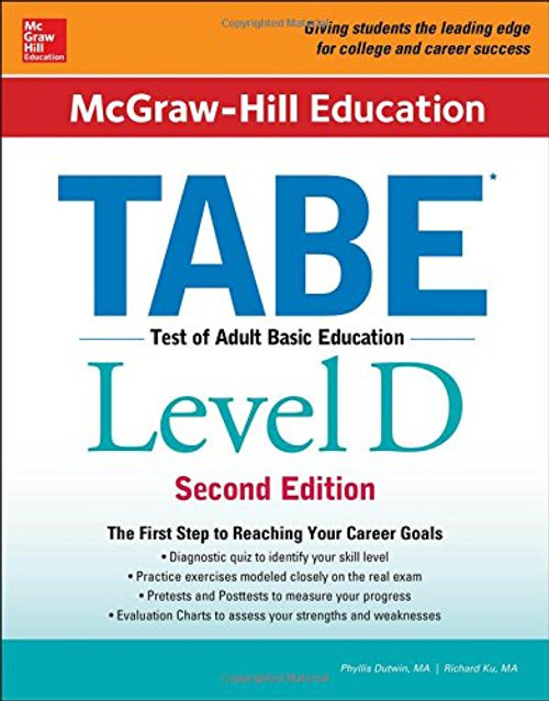 McGraw-Hill Education TABE Level D, Second Edition