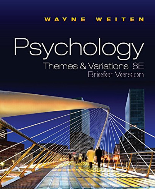 Bundle: Psychology: Themes and Variations, Briefer Edition (with Concept Charts), 8th + PsykTrek 3.0: A Multimedia Introduction to Psychology