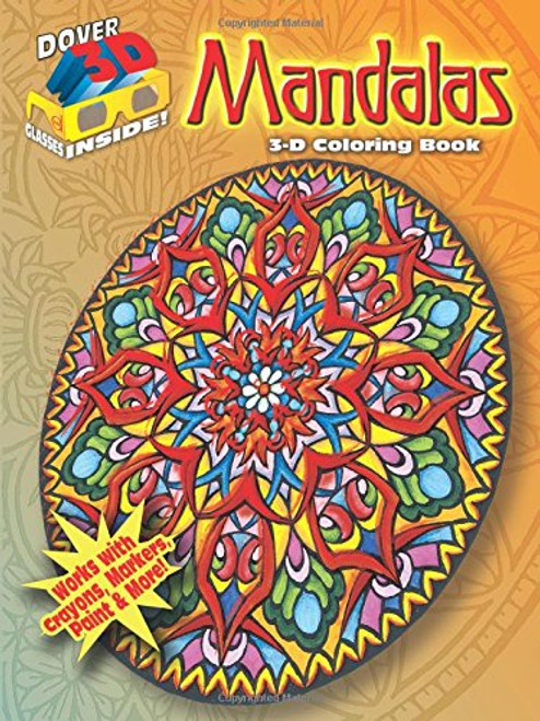 3-D Coloring Book--Mandalas (Dover 3-D Coloring Book)