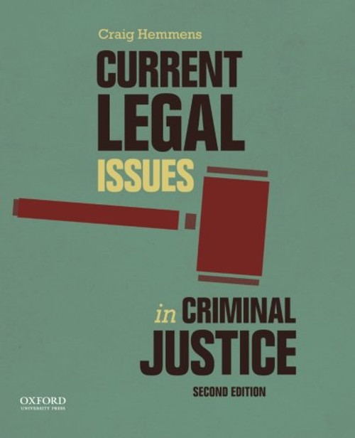 Current Legal Issues in Criminal Justice: Readings