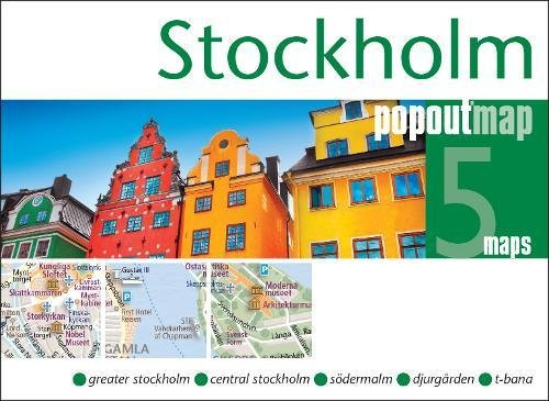 Stockholm PopOut Map: Handy, pocket size, pop-up map of Stockholm (PopOut Maps)