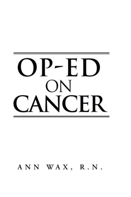 Op-Ed on Cancer