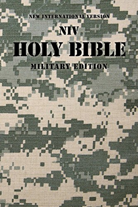 NIV, Holy Bible, Military Edition, Compact, Paperback, Digi Camo