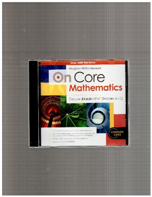 On Core Mathematics: Deluxe ExamView CD-ROM Grades 6-12