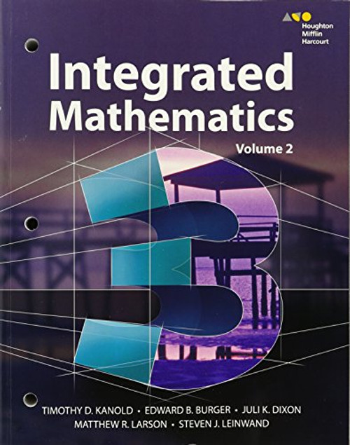 HMH Integrated Math 3: Interactive Student Edition Volume 2 (consumable) 2015