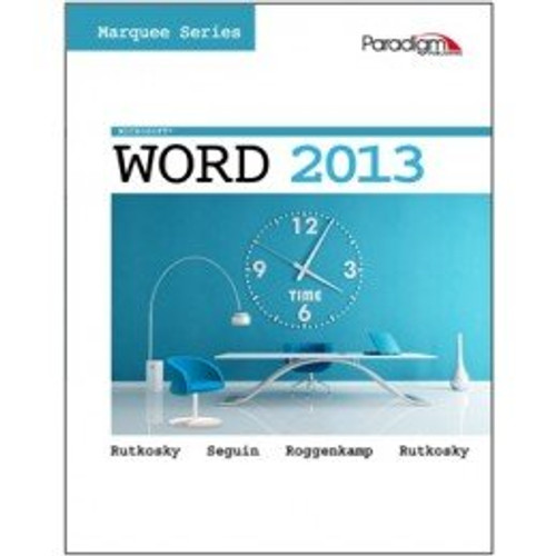 Marquee Series: Microsoft (R)Word 2013: Text with data files CD
