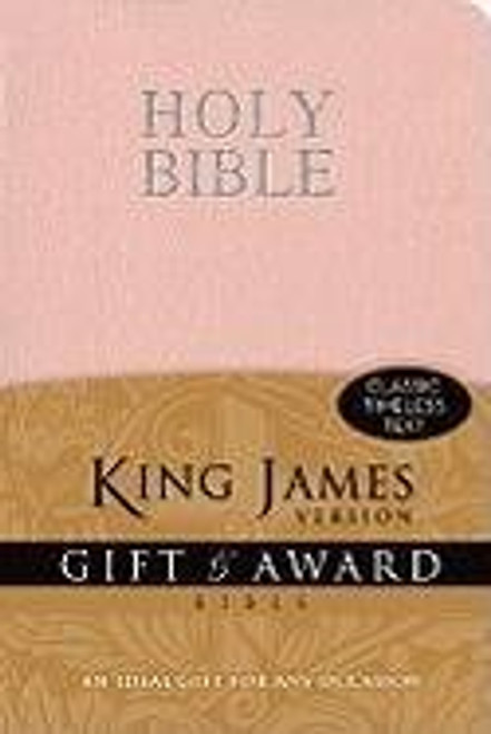 KJV, Gift and Award Bible, Imitation Leather, Pink, Red Letter Edition