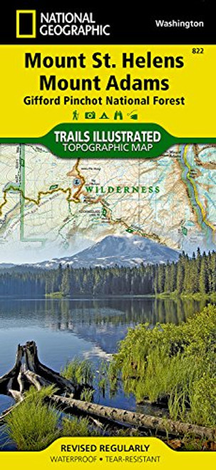 Mount St. Helens, Mount Adams [Gifford Pinchot National Forest] (National Geographic Trails Illustrated Map)