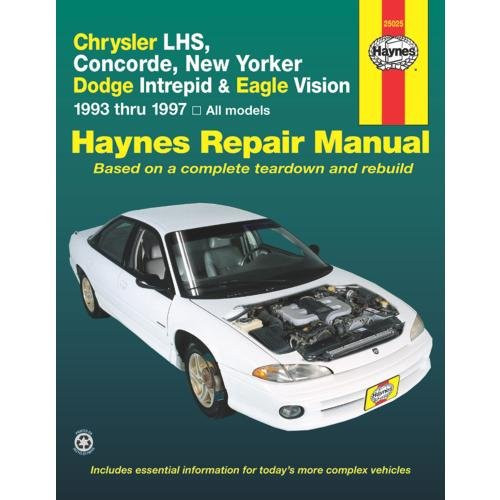 Chrysler LHS, Concorde, New Yorker Dodge Intrepid & Eagle Vision 1993 thru 1997, All Models (Haynes Repair Manual)