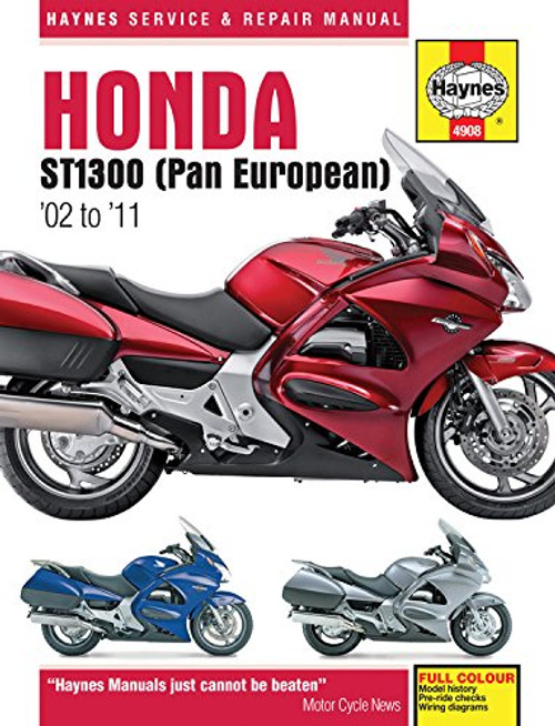 Honda ST1300 (Pan European) '02 to '11 (Haynes Service & Repair Manual)