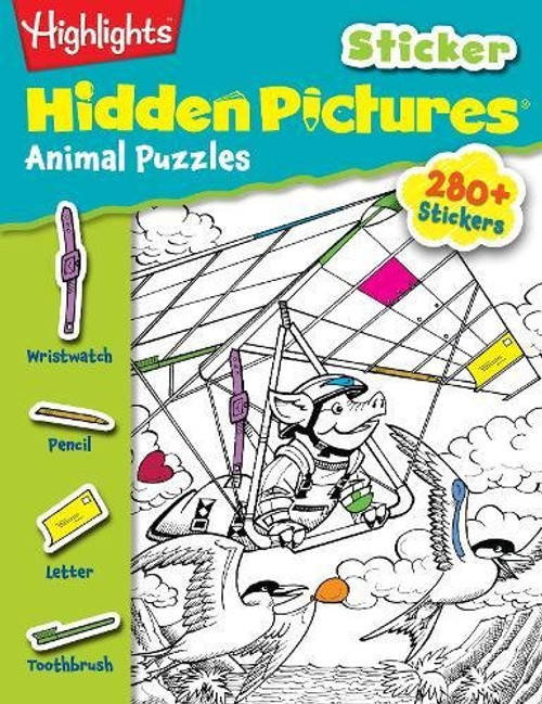 Animal Puzzles (Highlights Sticker Hidden Pictures)