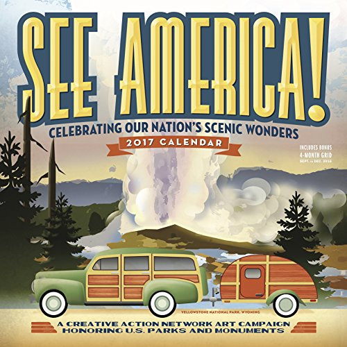 See America! Wall Calendar 2017