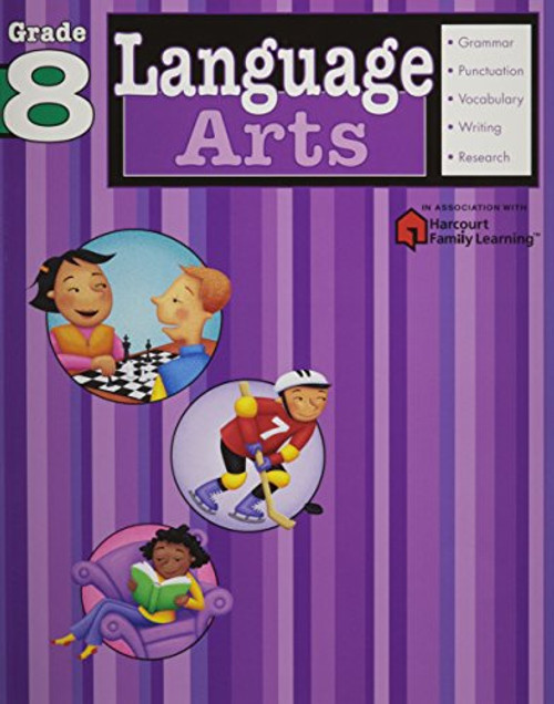 Language Arts: Grade 8 (Flash Kids Harcourt Family Learning)