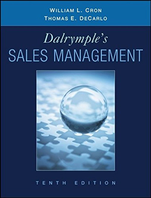 Dalrymple's Sales Management: Concepts and Cases