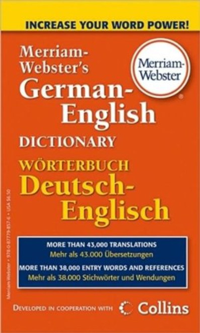 Merriam-Webster's German-English Dictionary (German and English Edition)