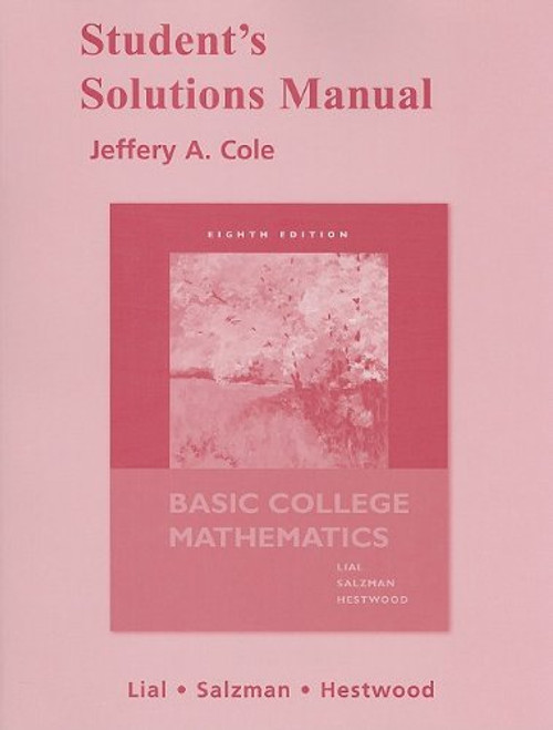 Student Solutions Manual for Basic College Mathematics