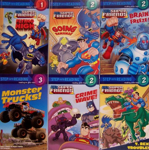 Step Into Reading Collection DC Super Friends 6 Book Set (Step Into Reading, Level 1 - 3)