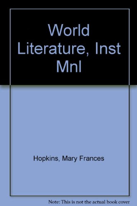 World Literature/Instructor's Manual