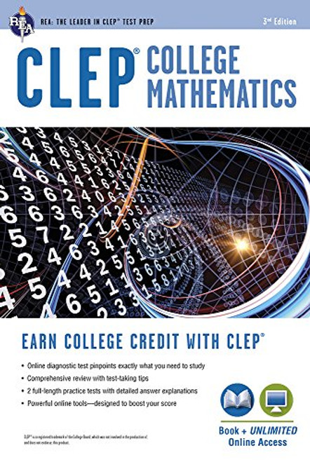 CLEP College Mathematics Book + Online (CLEP Test Preparation)