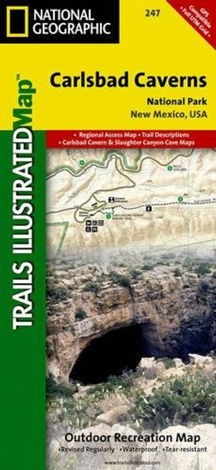 Carlsbad Caverns National Park (National Geographic Trails Illustrated Map)