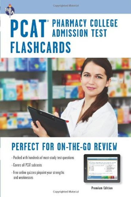 PCAT (Pharmacy College Admission Test) Flashcard Book + Online (PCAT Test Preparation)