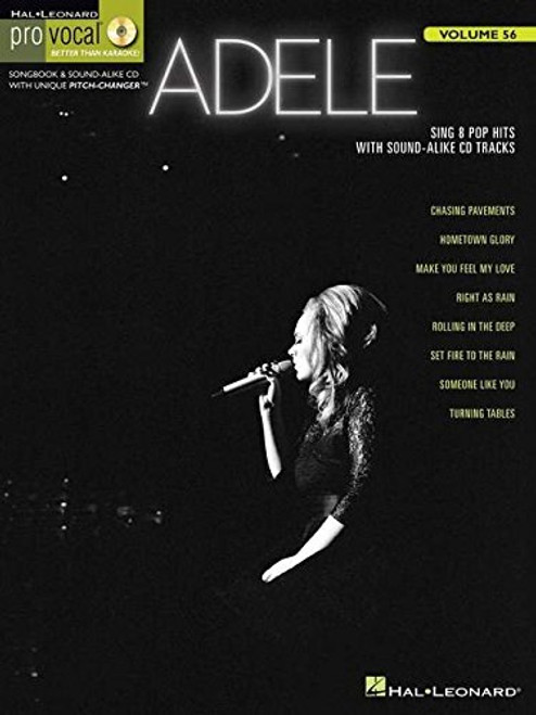 Adele - Pro Vocal Songbook & CD For Female Singers Volume 56 (Pro Vocal: Women's Edition)